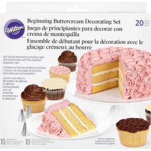Wilton Beginning Buttercream Decorating Set, 20-Piece Cake Decorating Kit(20-Pc.)