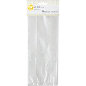 Wilton Clear Treat Party Bags, 4 x 9.5 in., 150 Pack(50 Pack)