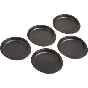 Wilton Easy Layers 5-Piece Layer Cake Pan Set, 6-Inch, Steel(6-Inch)