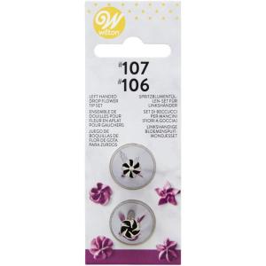 Wilton Left-Hand Drop Flowers Decorating Tip Set