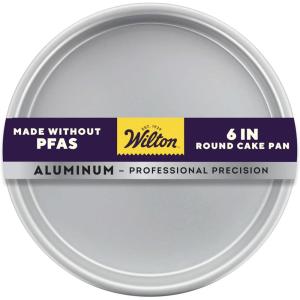 Wilton Perforated Round Cake Pan, Aluminum Bakeware for Crisp Edges, Durable, Even Heating, Rust-Resistant, Professional Quality, 14 x 2 in., Package May Vary(6 in. (Pack of 1))