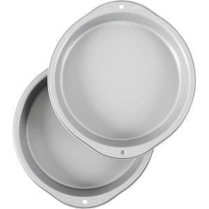 Wilton Recipe Right Non-Stick 9-Inch Round Cake Pans Set, 2-Piece, Steel(9 inch (2-Pc.))