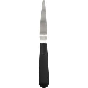Wilton Tapered Icing Spatula, 9-Inch Stainless Steel Cake Decorating Tool for Frosting & Buttercream, Black(small)