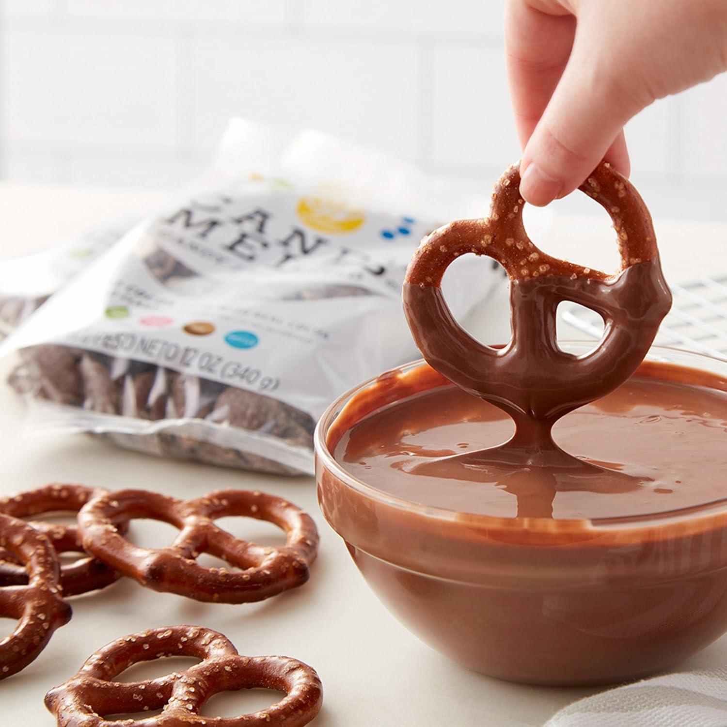 image:imageWilton Melting Chocolate Orange Candy Melts for Cake Pops Candy Making Chips Vanilla Flavored 12oz Pack of 6 Packaging May VaryBrown