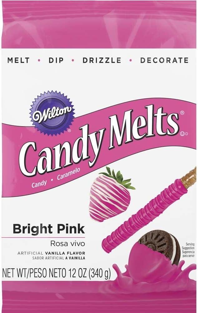 image:imageWilton Melting Chocolate Orange Candy Melts for Cake Pops Candy Making Chips Vanilla Flavored 12oz Pack of 6 Packaging May VaryPink