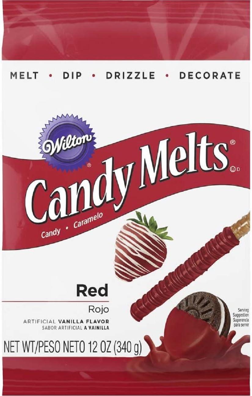 image:imageWilton Melting Chocolate Orange Candy Melts for Cake Pops Candy Making Chips Vanilla Flavored 12oz Pack of 6 Packaging May VaryRed