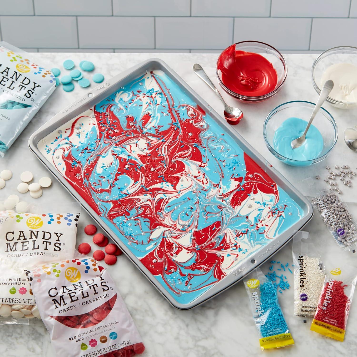 image:imageWilton Melting Chocolate Orange Candy Melts for Cake Pops Candy Making Chips Vanilla Flavored 12oz Pack of 6 Packaging May VaryRed