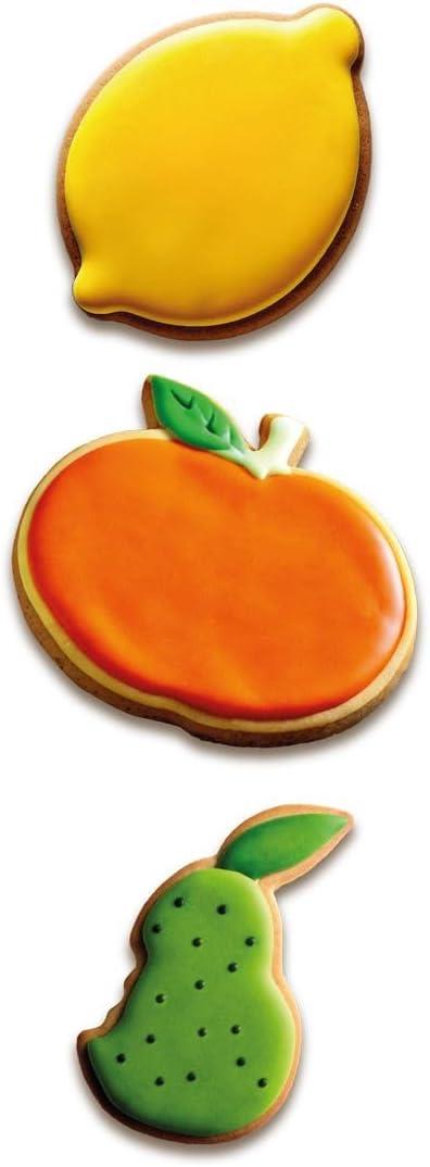 image:imageWilton Metal Cookie Cutter 3Inch AppleLemon Orange Pear