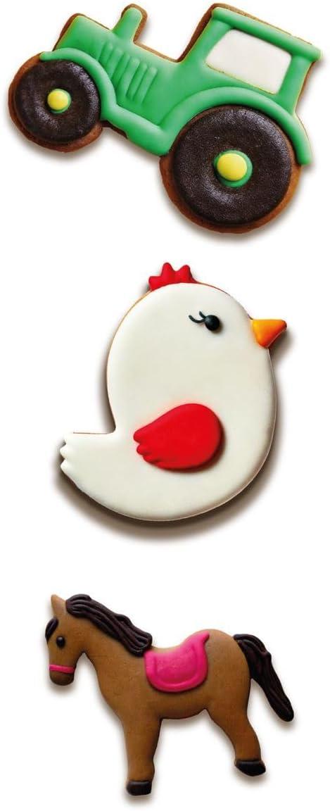 image:imageWilton Metal Cookie Cutter 3Inch AppleTractor Chick Horse