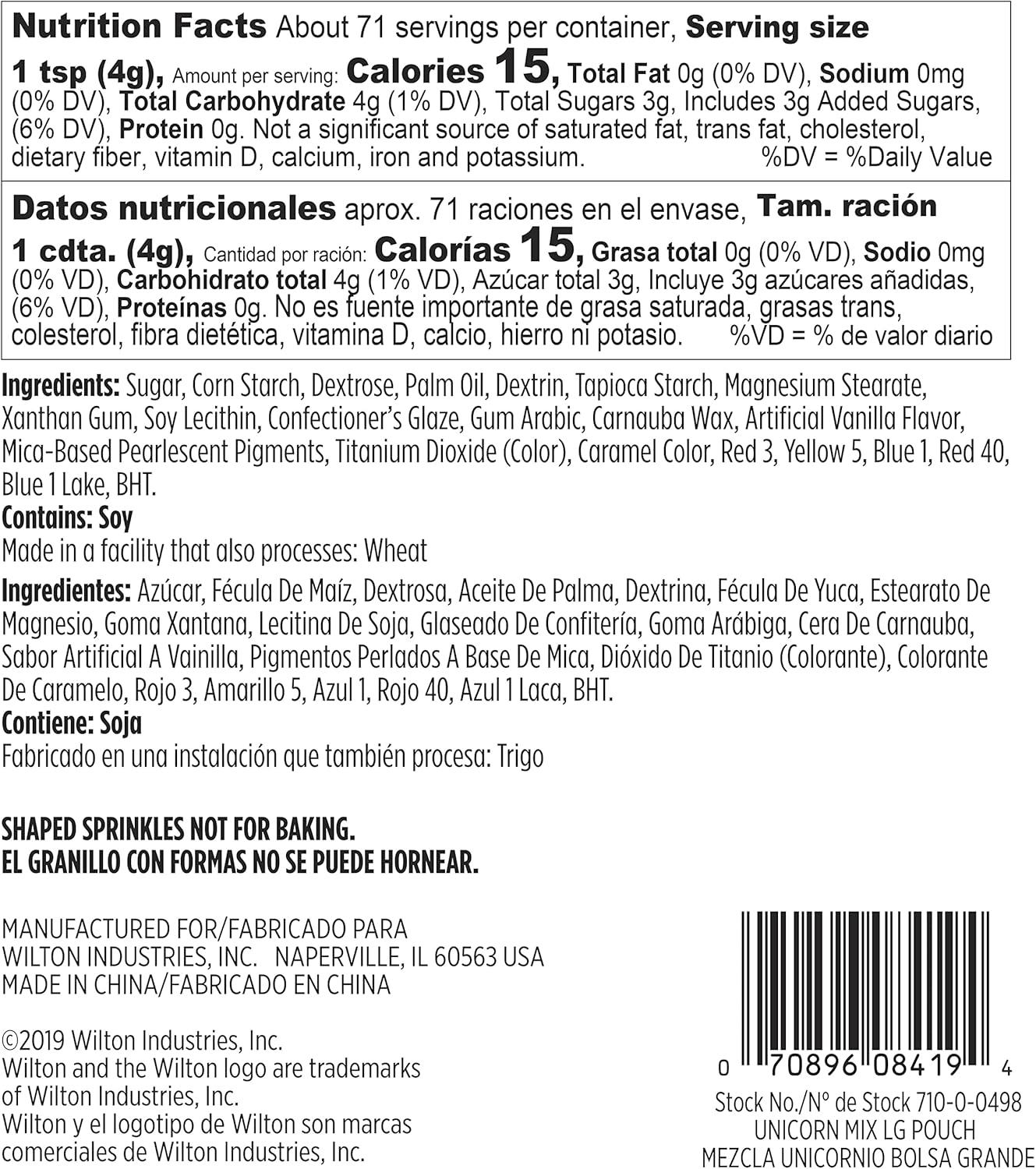 image:imageWilton Purple Unicorn Sprinkles Mix 10 oz Non ToxicUnicorn