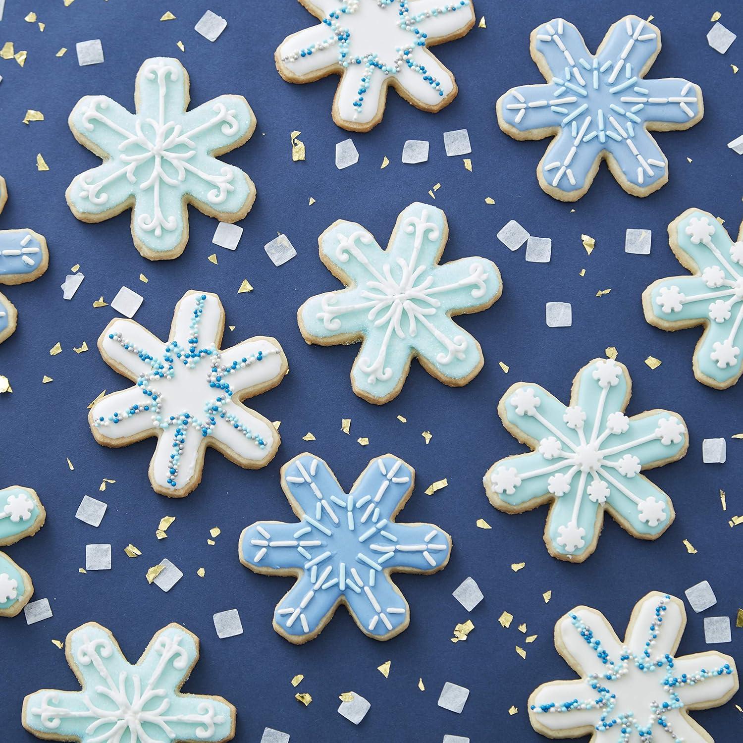 image:imageWilton Winter Sprinkles Mega Set of 4 166 oz blue and white