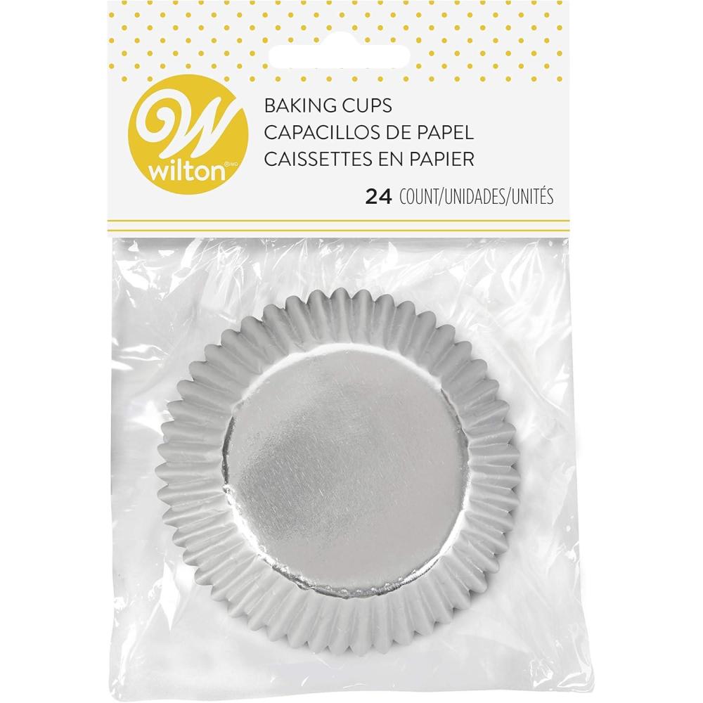 image:imageBake cups Silver Foil 24Ct2 inches