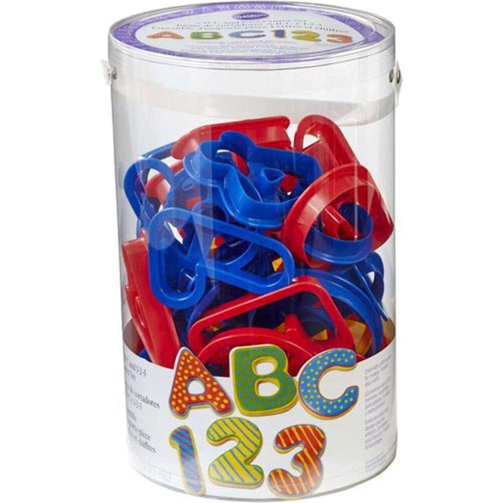 image:imageWilton Alphabet and Number Cookie Cutter Set