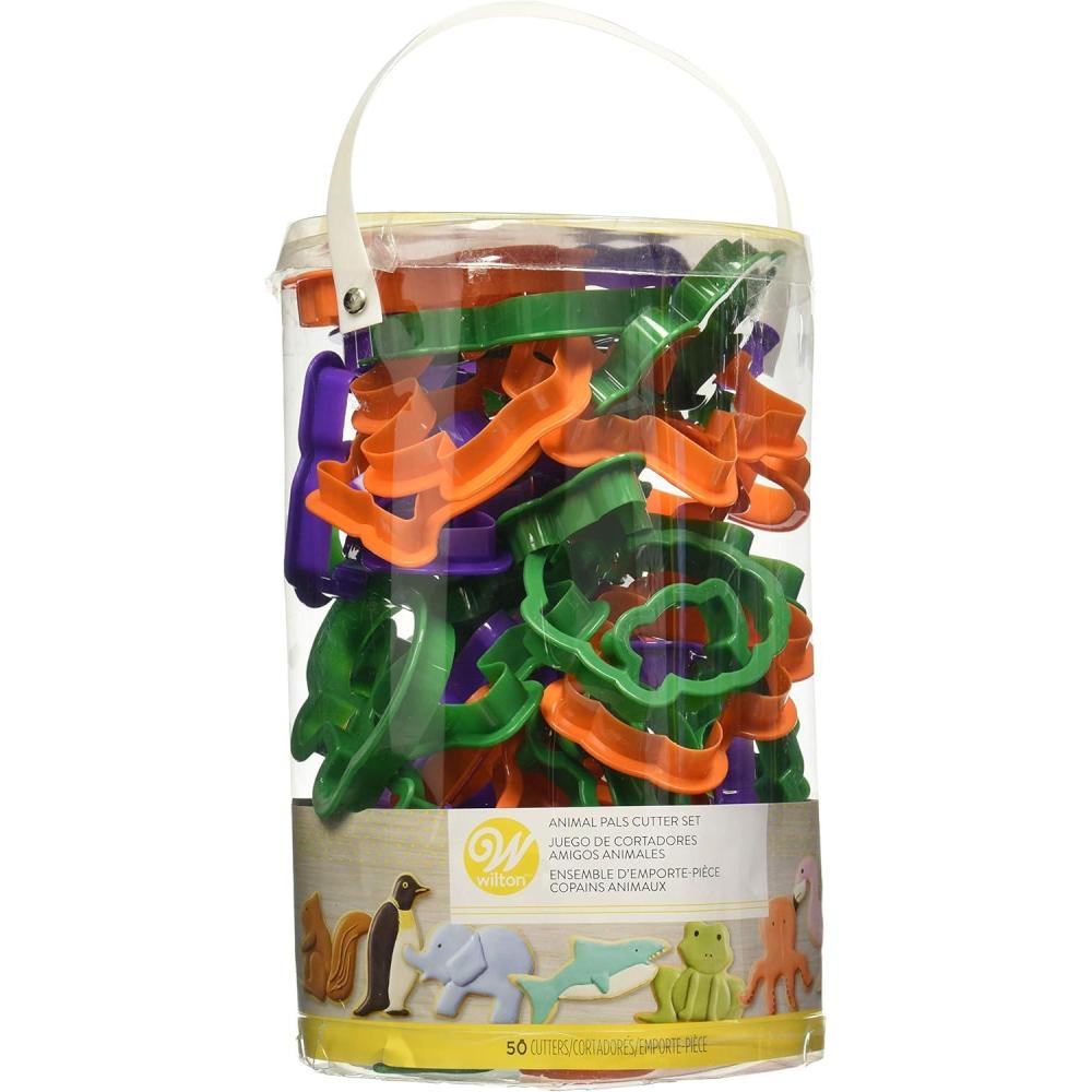 image:imageWilton Animal Cookie Cutter Set 50Piece Plastic