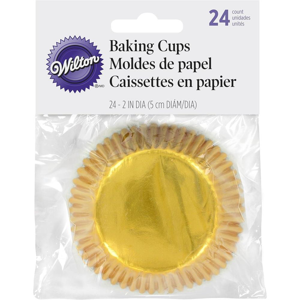 image:imageWilton BAKECUPS GOLD FOIL 24CT Standard 415206