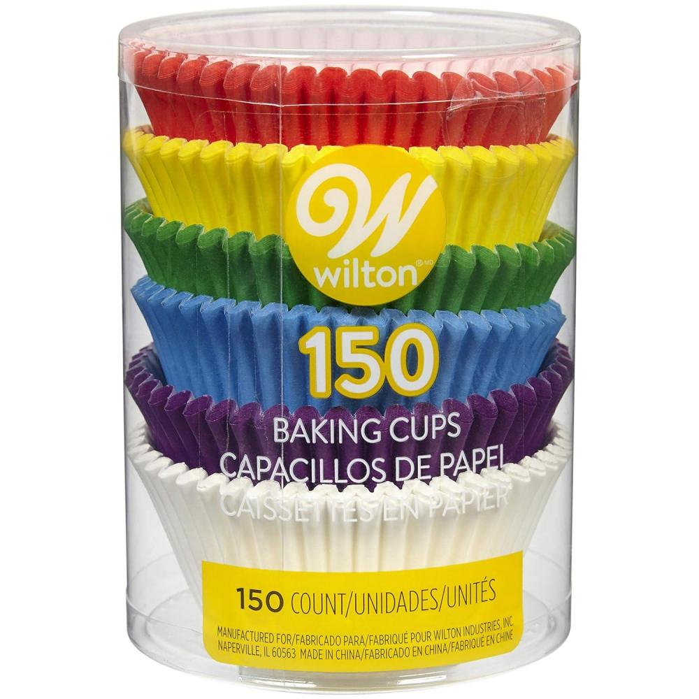 image:imageWilton Baking Cups Rainbow Assorted 150 ct