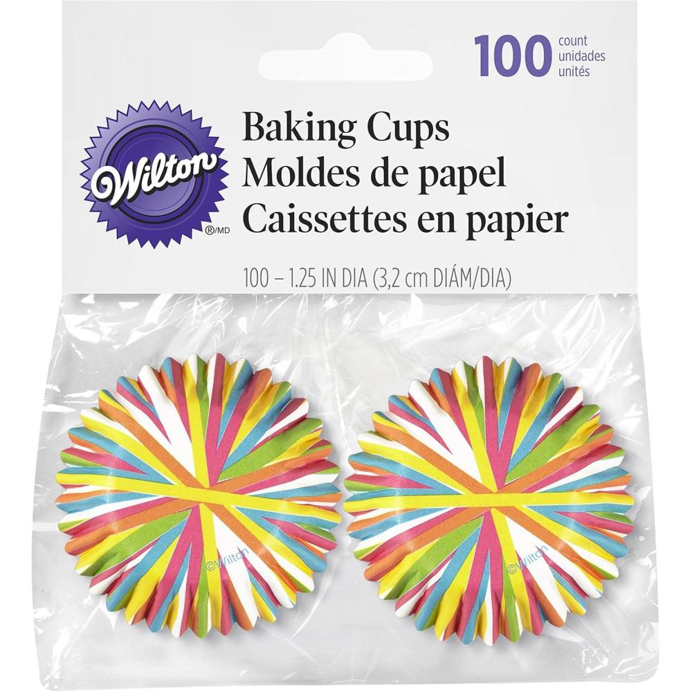image:imageWilton Color Wheel Mini Baking Cups 100 Count