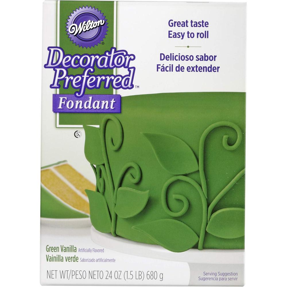 image:imageWilton Decorator Preferred Easy to Roll Fondant for Cakes Cupcakes and Other Fun Desserts 24 Ounce Royal BlueGreen