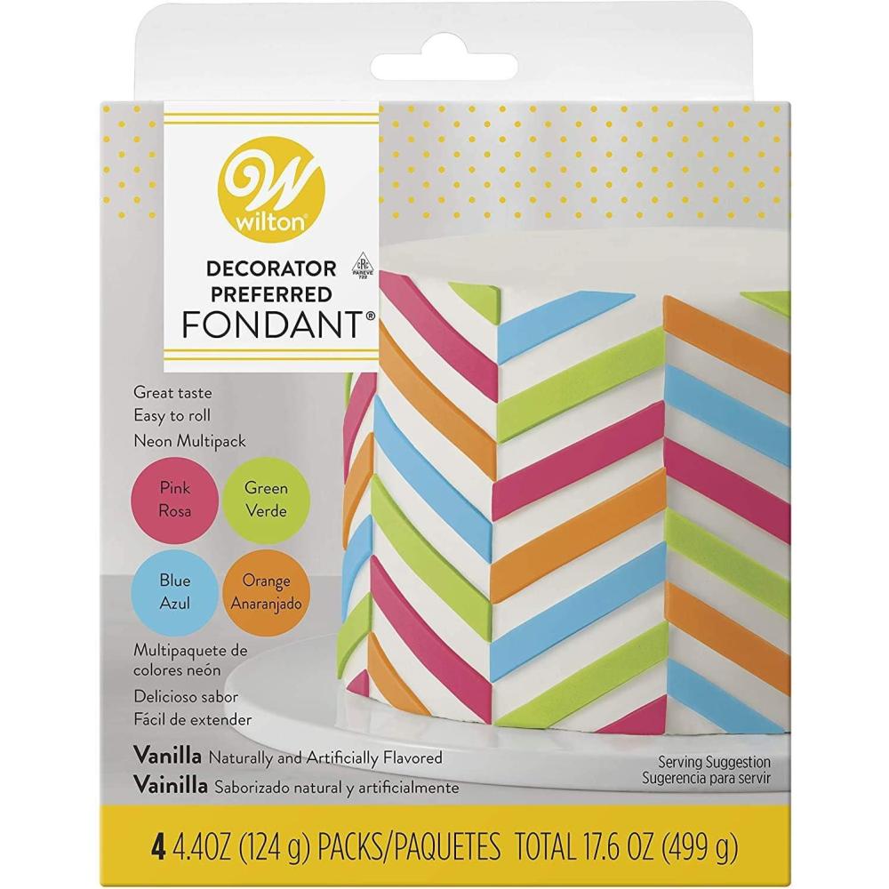 image:imageWilton Decorator Preferred Easy to Roll Fondant for Cakes Cupcakes and Other Fun Desserts 24 Ounce Royal BlueNeon