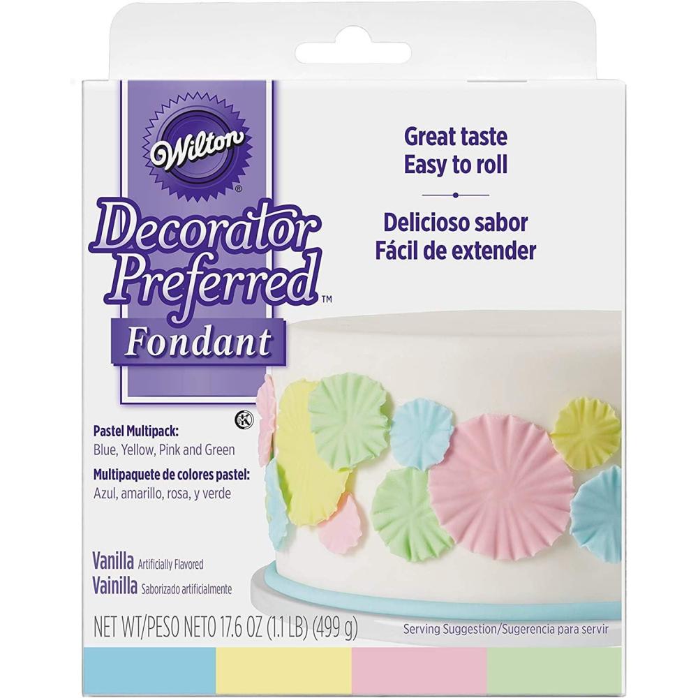 image:imageWilton Decorator Preferred Easy to Roll Fondant for Cakes Cupcakes and Other Fun Desserts 24 Ounce Royal BluePastel