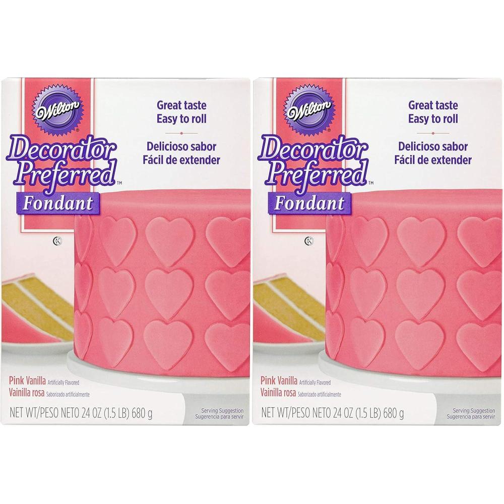 image:imageWilton Decorator Preferred Easy to Roll Fondant for Cakes Cupcakes and Other Fun Desserts 24 Ounce Royal BluePink