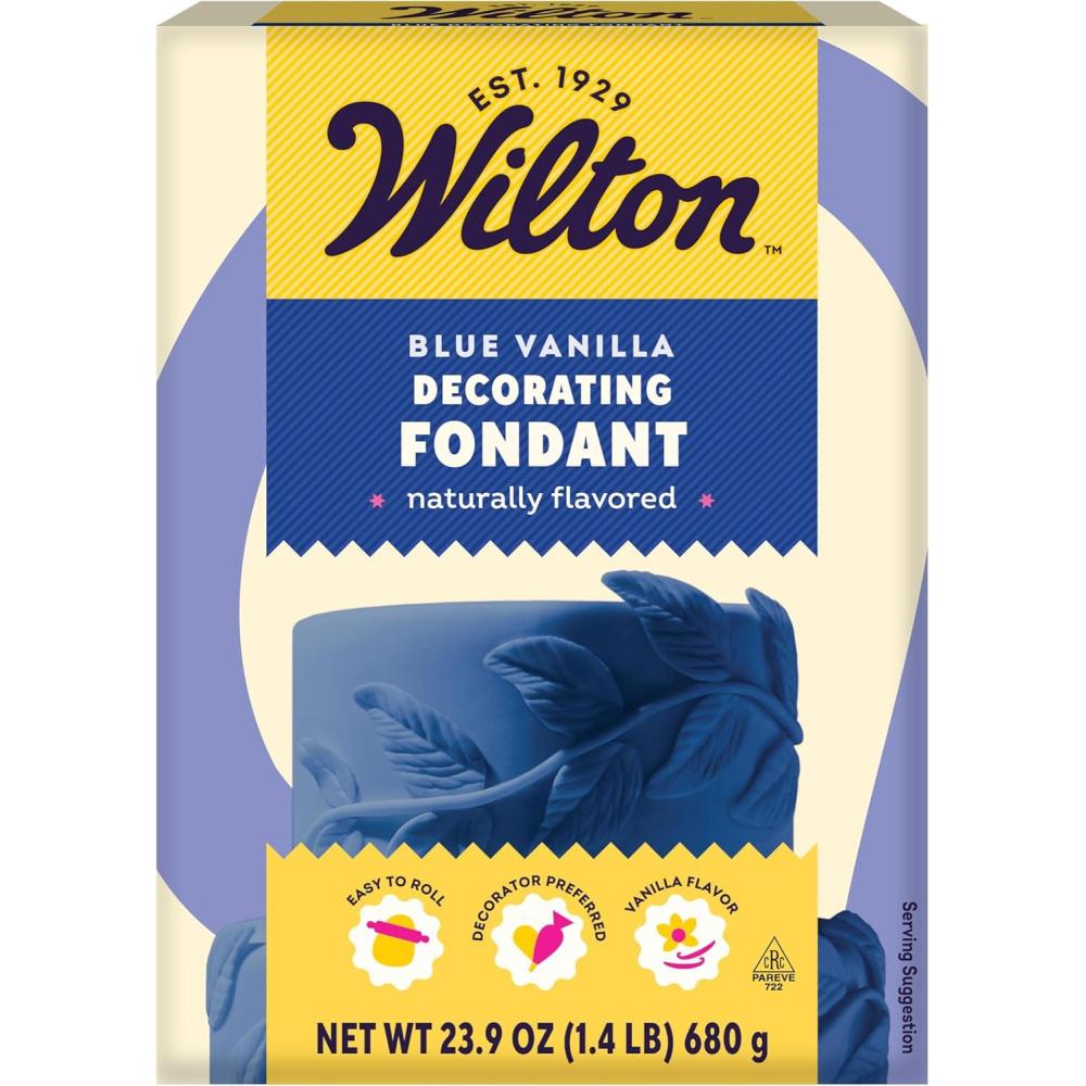 image:imageWilton Decorator Preferred Easy to Roll Fondant for Cakes Cupcakes and Other Fun Desserts 24 Ounce Royal BlueRoyal Blue
