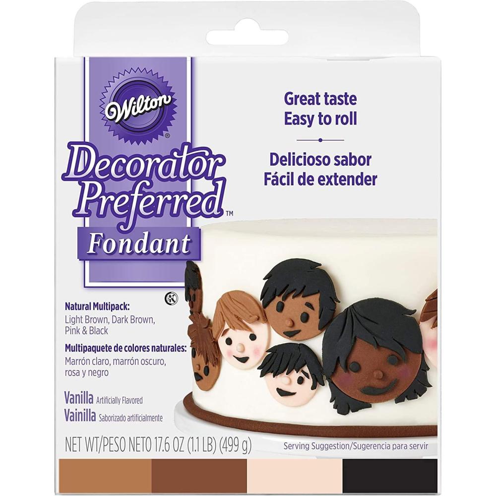 image:imageWilton Decorator Preferred Easy to Roll Fondant for Cakes Cupcakes and Other Fun Desserts 24 Ounce Royal BlueSkin Tone