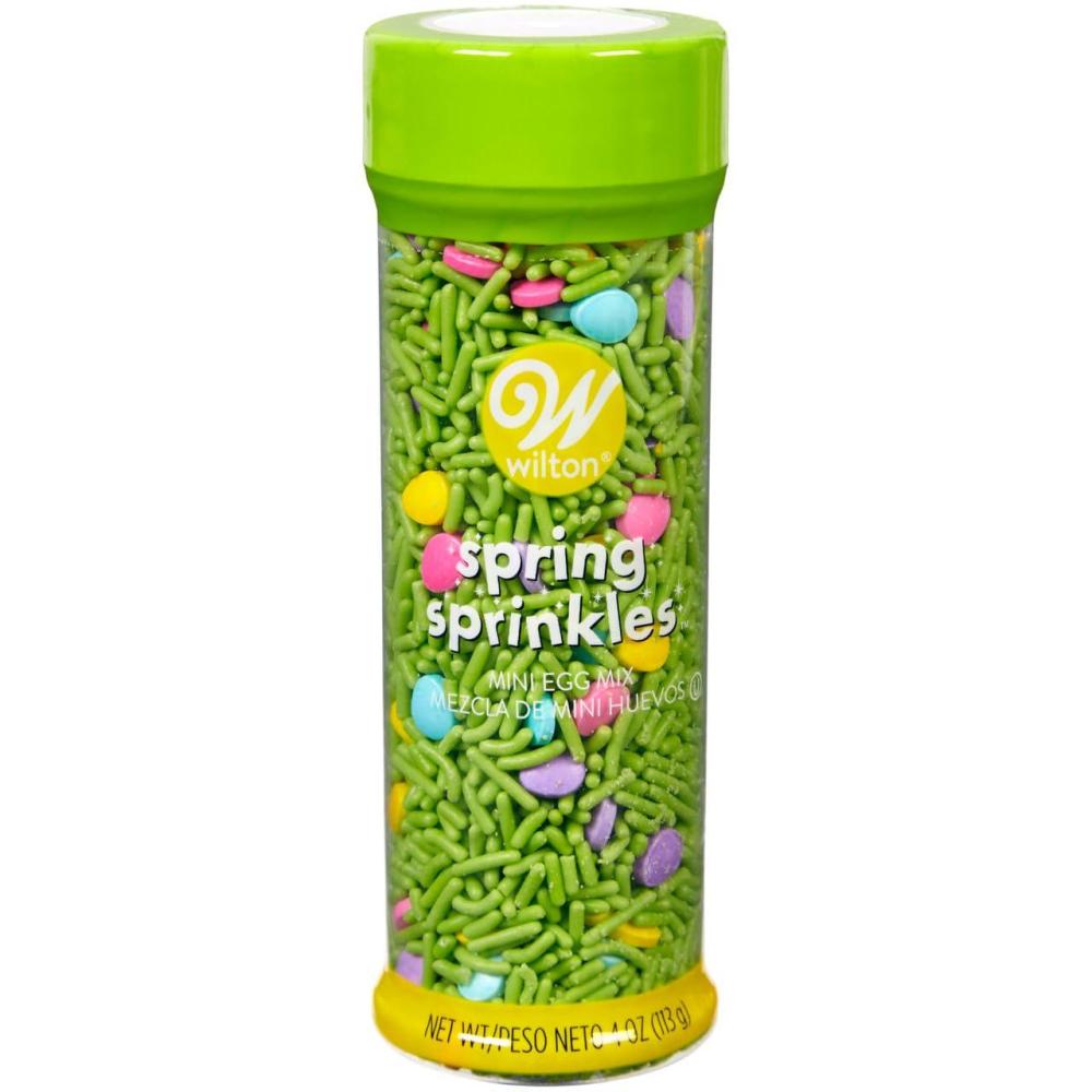 image:imageWilton Easter Sprinkles Mix with Eggs amp Grass Colorful with Mini Egg Sprinkles for Decorating Cupcakes Cookies amp Cakes Fun Spring Baking Decoration 4 oz4 Ounces