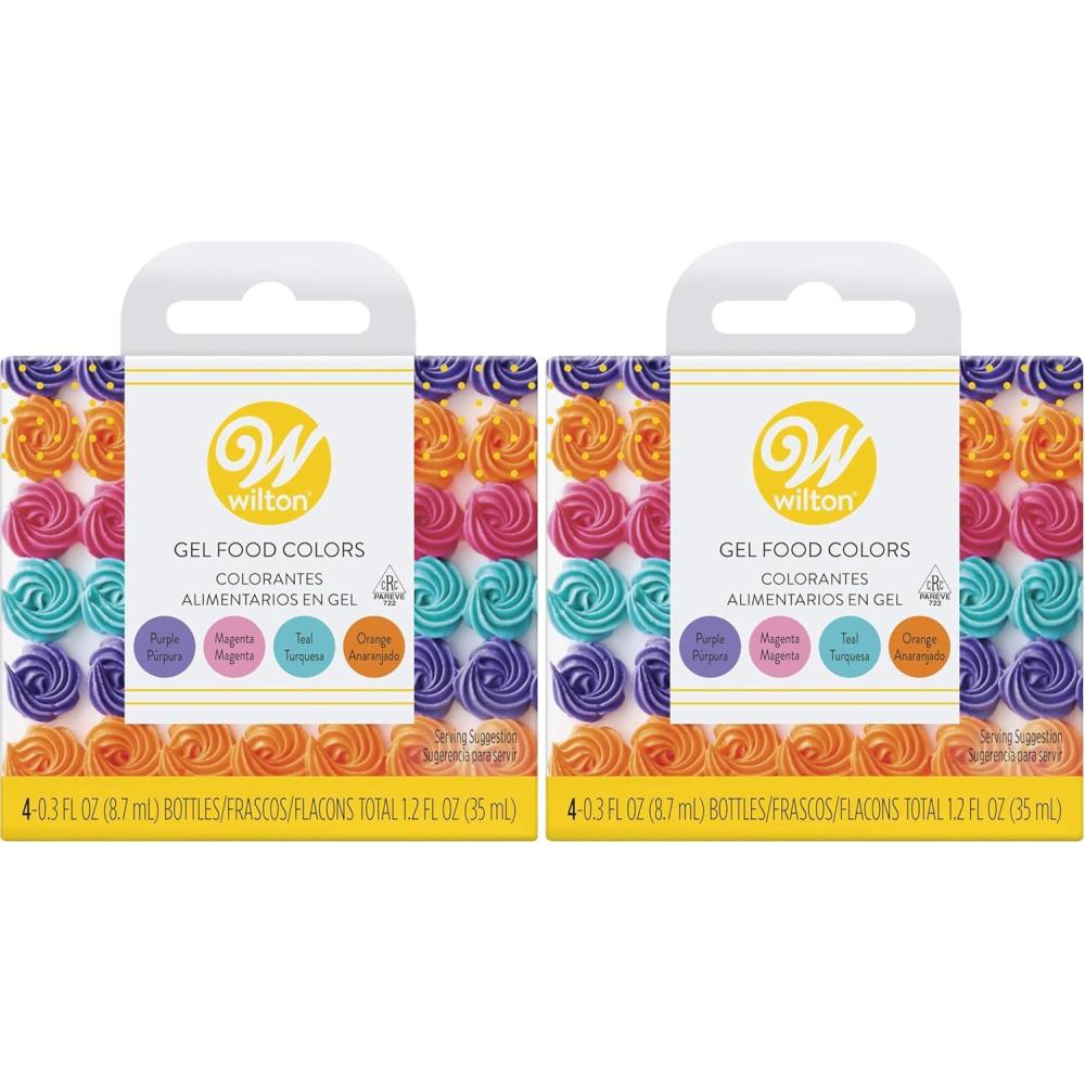 image:imageWilton Gel Food Color Set Primary 03 Fl Oz Pack of 4Neon