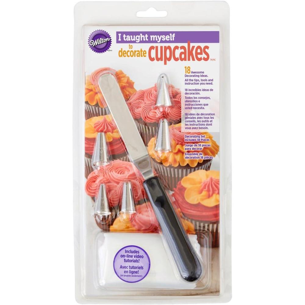 image:imageWilton I Taught Myself To Decorate Cupcakes Cupcake Decorating Book Set How To Decorate Cupcakes