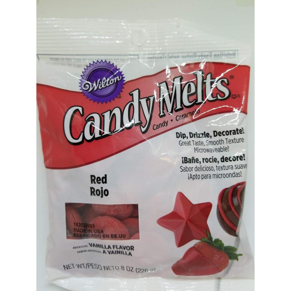 image:imageWilton Melting Chocolate Orange Candy Melts for Cake Pops Candy Making Chips Vanilla Flavored 12oz Pack of 6 Packaging May VaryRed