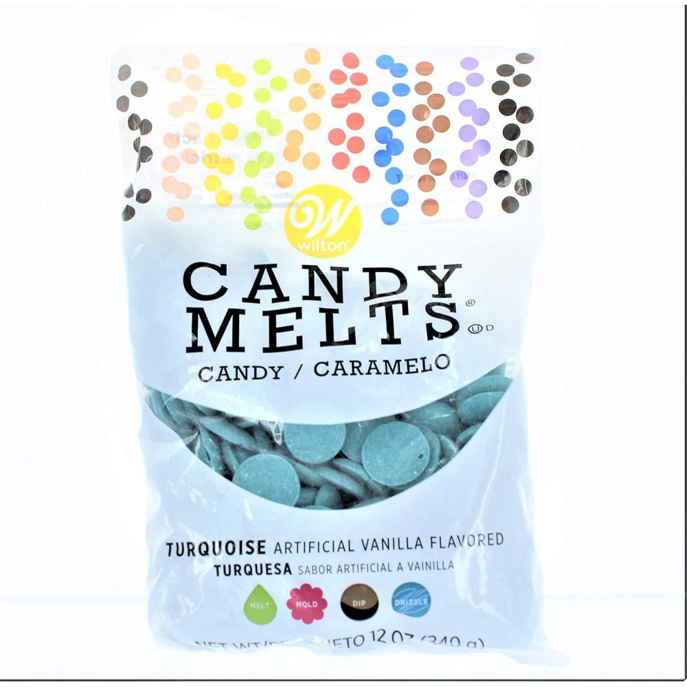 image:imageWilton Melting Chocolate Orange Candy Melts for Cake Pops Candy Making Chips Vanilla Flavored 12oz Pack of 6 Packaging May VaryTurquoise Vanilla