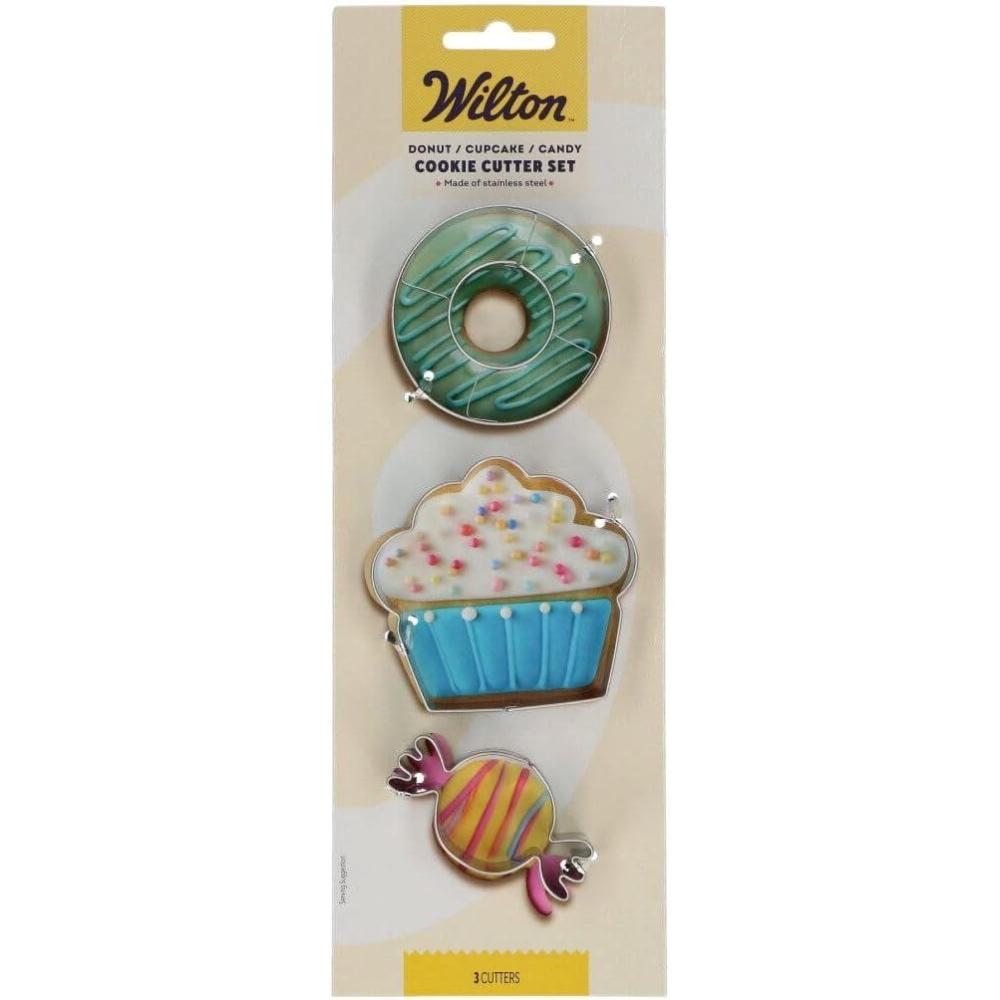 image:imageWilton Metal Cookie Cutter 3Inch AppleDonut Cupcake Candy