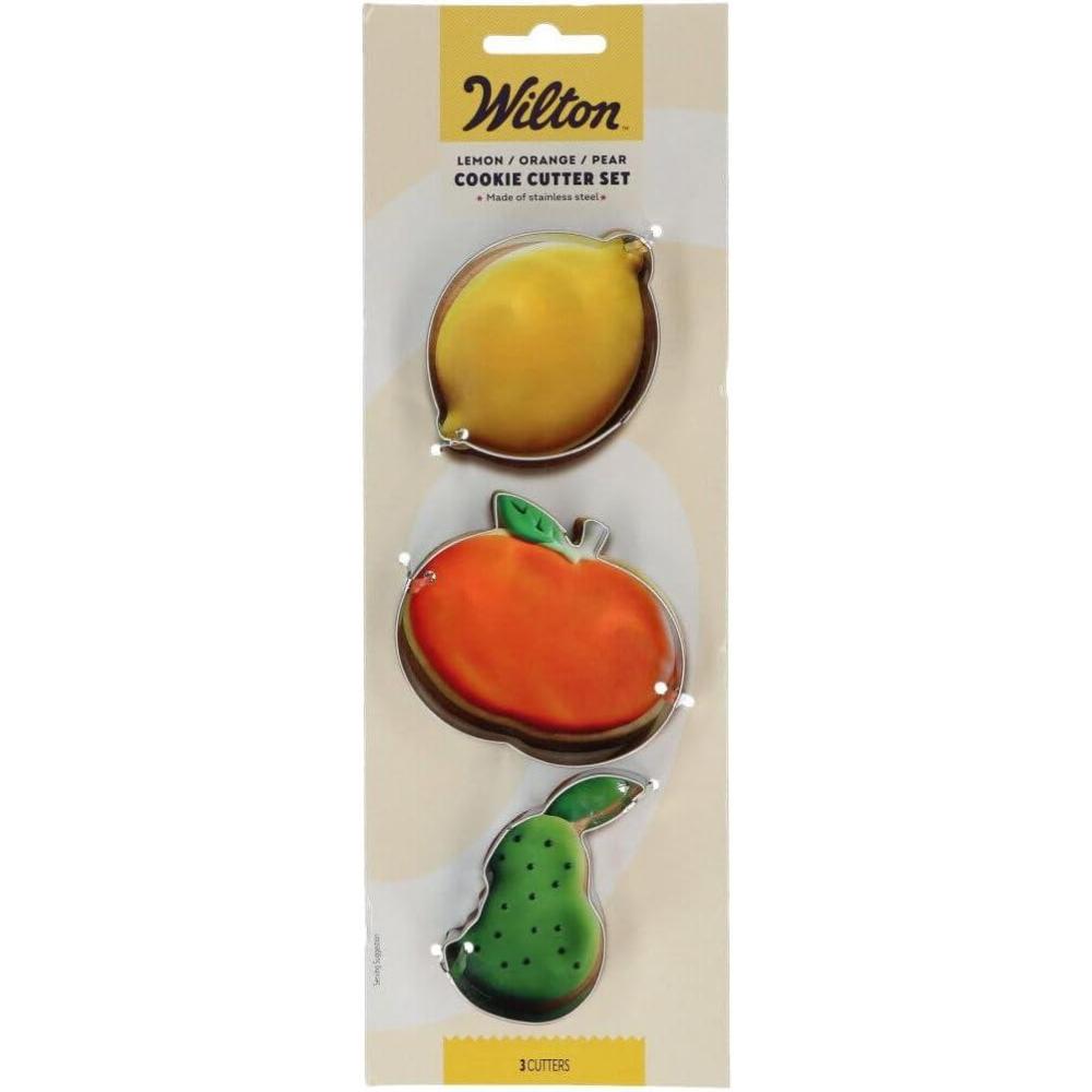 image:imageWilton Metal Cookie Cutter 3Inch AppleLemon Orange Pear