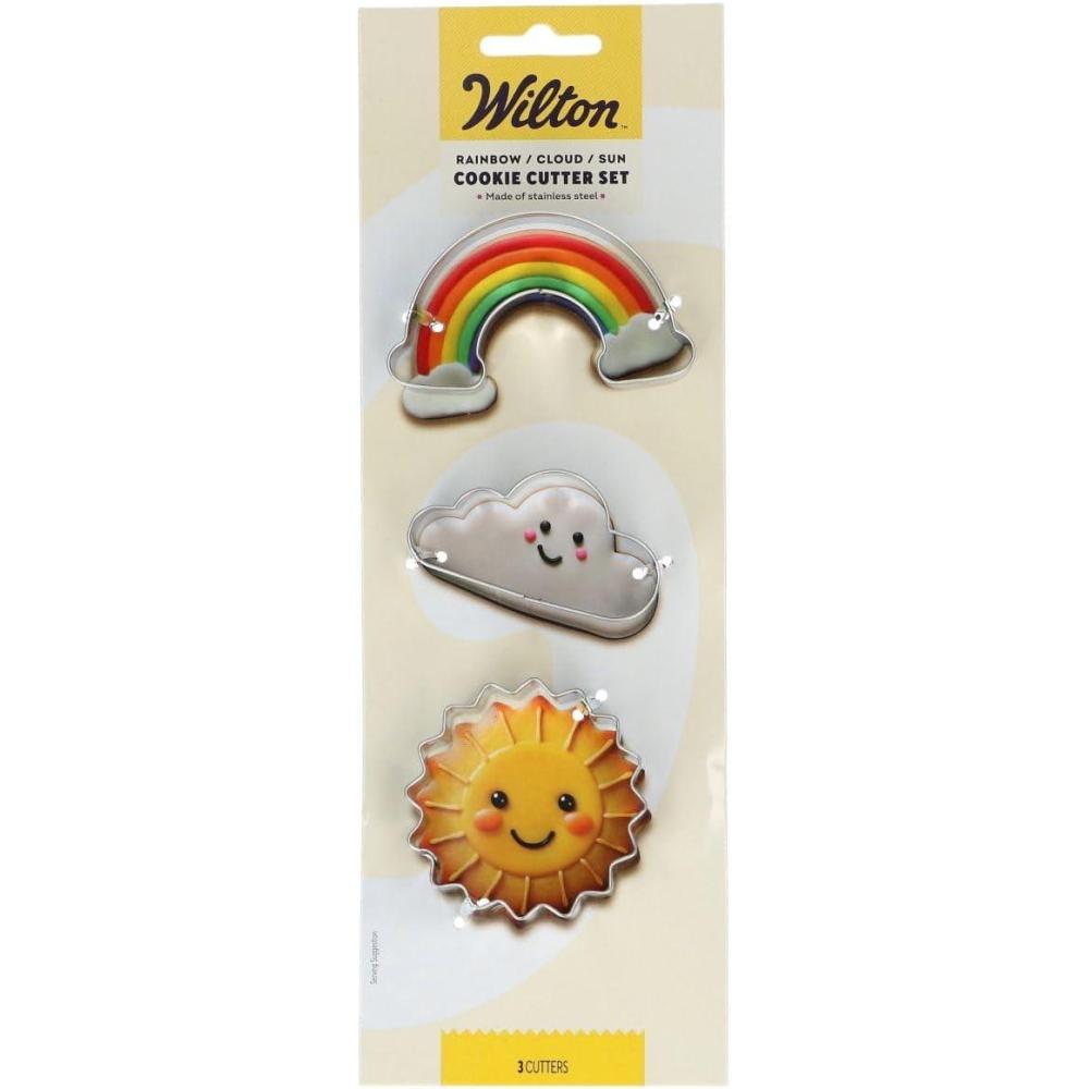 image:imageWilton Metal Cookie Cutter 3Inch AppleRainbow Cloud Sun