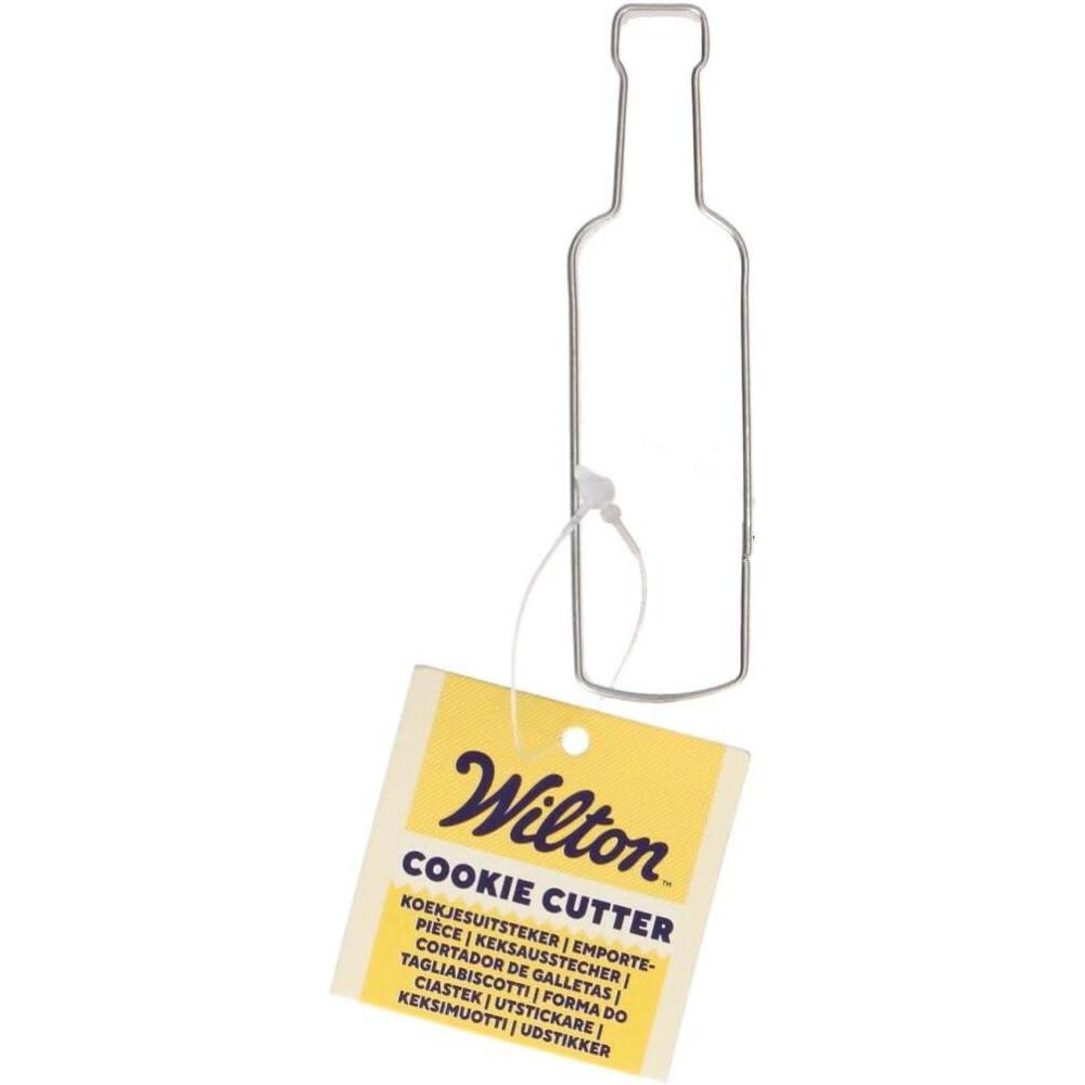 image:imageWilton Metal Cookie Cutter 3Inch AppleWine Bottle