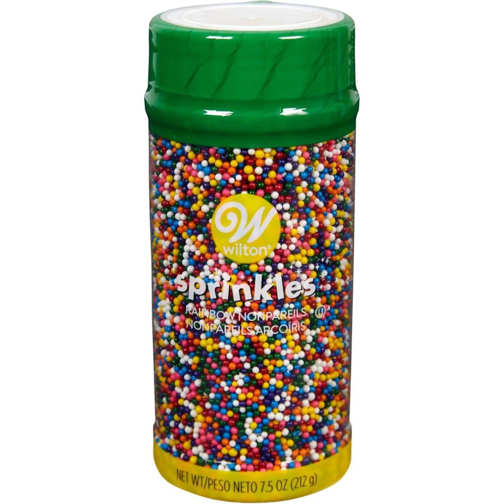 image:imageWilton Rainbow Sparkling Sugars 8OunceMulticoloredRainbowNonpareils