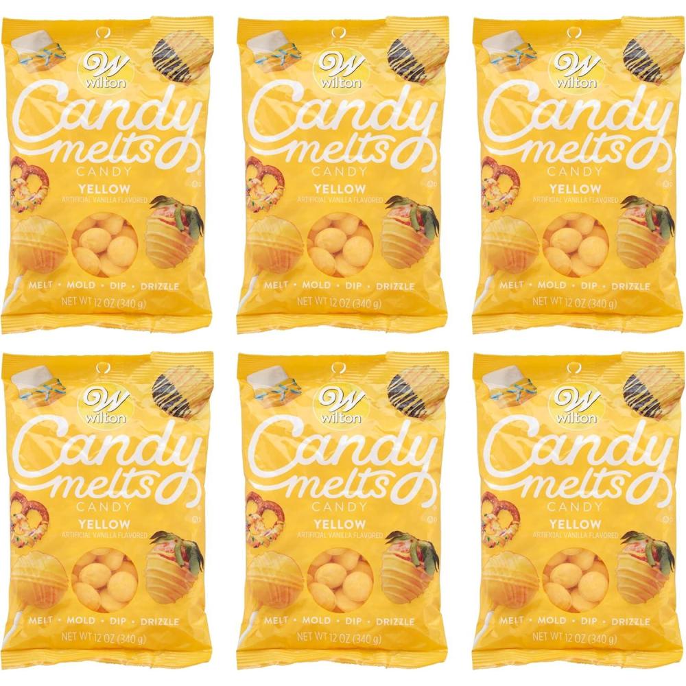 image:imageWilton Yellow Candy Melts Candy 12 oz Pack of 6