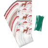 WILTON Xmas Standard Santa Bag 20 Count, 20 CT