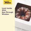 Wilton 12-Inch Cake Boxes with Windows for 10-Inch Cakes, White, Sturdy Cardboard, 6-Count(Cake Boxes)