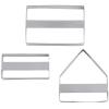 Wilton 3 Piece Gingerbread House Metal Cookie Cutters