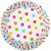 Wilton 36-Pack Color Baking Cup, Standard, Dots Rainbow