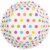 Wilton 36-Pack Color Baking Cup, Standard, Dots Rainbow
