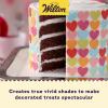 Wilton 8-Count Icing Colors for Cakes & Cupcakes, Gel-Based Colors for Frosting – Note that Packaging May Vary(Icing Colors)