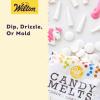Wilton Melting Chocolate Bright White Candy Melts for Cake Pops Candy Making Chips Vanilla Flavored 12oz., Pack of 6