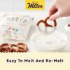 Wilton Melting Chocolate Bright White Candy Melts for Cake Pops Candy Making Chips Vanilla Flavored 12oz., Pack of 6