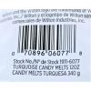 Wilton Melting Chocolate Orange Candy Melts for Cake Pops Candy Making Chips Vanilla Flavored 12oz., Pack of 6, Packaging May Vary(Turquoise  Vanilla)