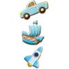 Wilton Metal Cookie Cutter, 3-Inch, Apple(Car Rocket Boat)