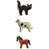 Wilton Metal Cookie Cutter, 3-Inch, Apple(Cat Dog Horse)