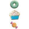 Wilton Metal Cookie Cutter, 3-Inch, Apple(Donut Cupcake Candy)